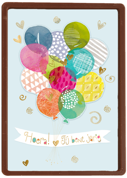 Chocolade Kaart Verjaardagskaarten | Hallmark | Hoera Jij Bent Jarig Turnowsky