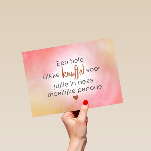 hele dikke knuffel voor jullie