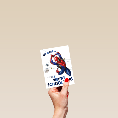 Op naar het nieuwe schooljaar met Spiderman