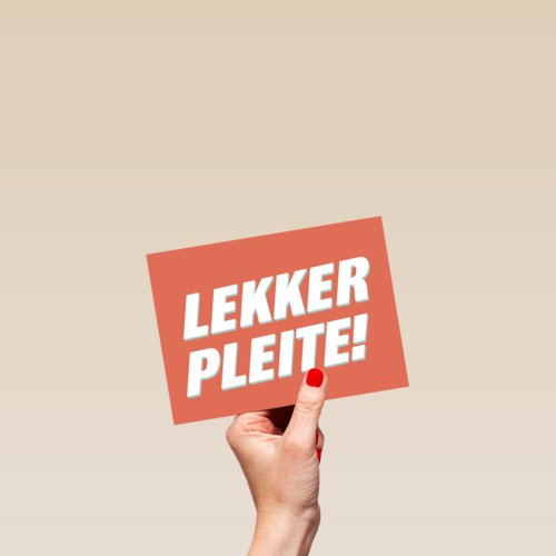 zomer kaart grappig lekker pleite dialect dialecten staykation