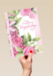 roze rozen met strik