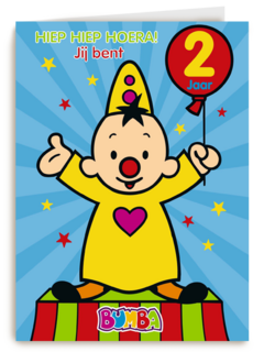 bumba met ballon twee jaar