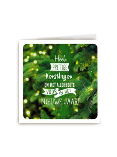 Kerstkaart zakelijk heel prettige Kerstdagen