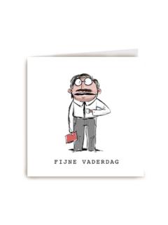 Vaderdagkaart grappig cartoon