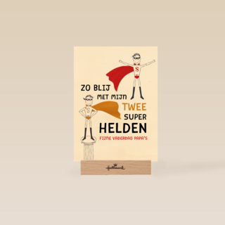 vaderdag kaart hip 2 superhelden