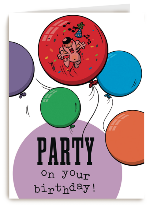 funny mail party on your birthday