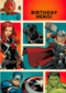 Avengers fotokaart Birthday Hero