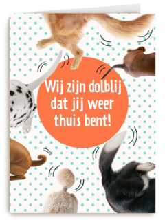 dolblij dat jij weer thuis bent
