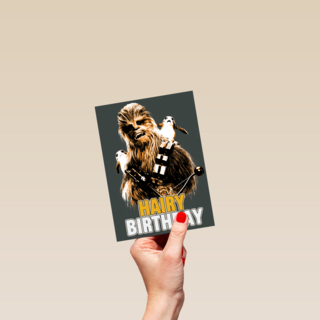 Star Wars Chewbacca Hairy Birthday