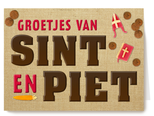 groetjes van sint en piet