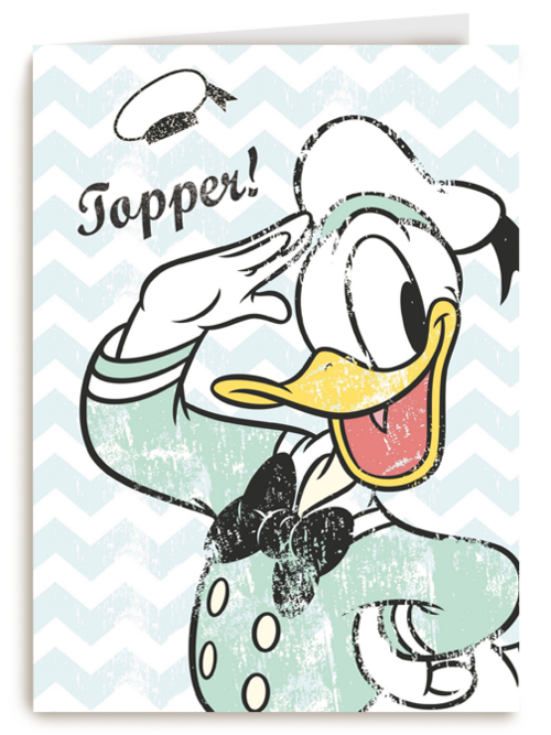 disney adult donald duck topper