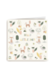 Geboorte felicitatie design met vos