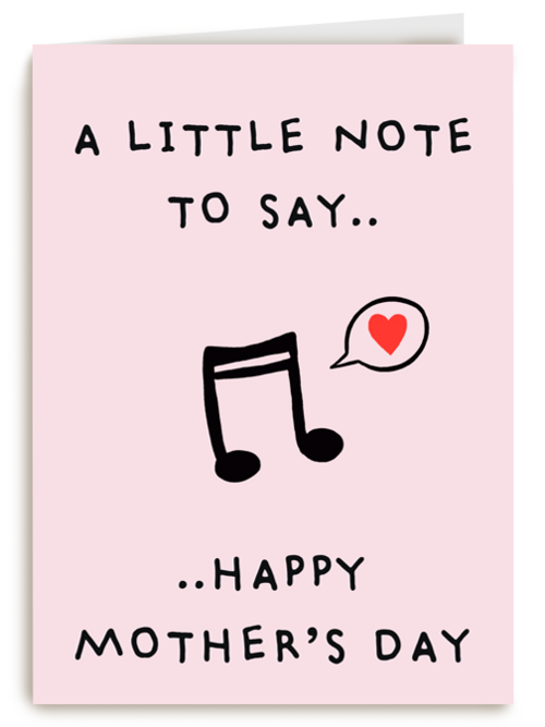 Kaart Hallmark | Moederdag | Moederdag Kaart Hip A Little Note To Say Happy Moeders Day