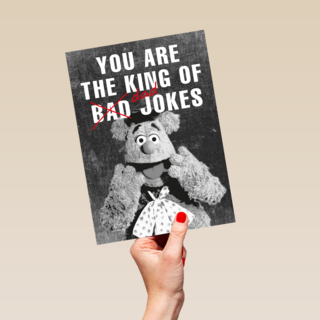 vaderdag kaart fozzie the king of dad jokes