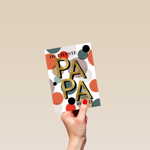 Vaderdagkaart de liefste papa dat ben jij