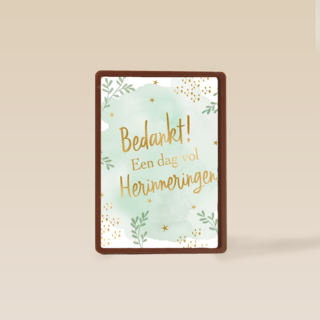 Bedankt een dag vol herinneringen