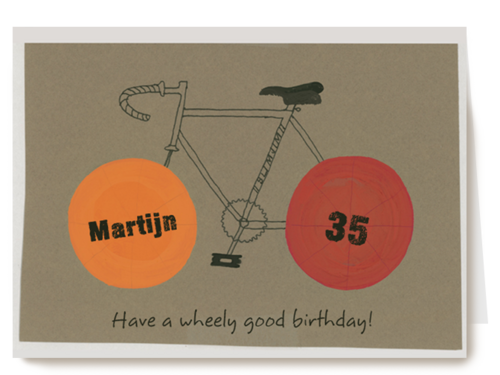 Verjaardagskaart Hallmark | Have A Wheely Good Bday