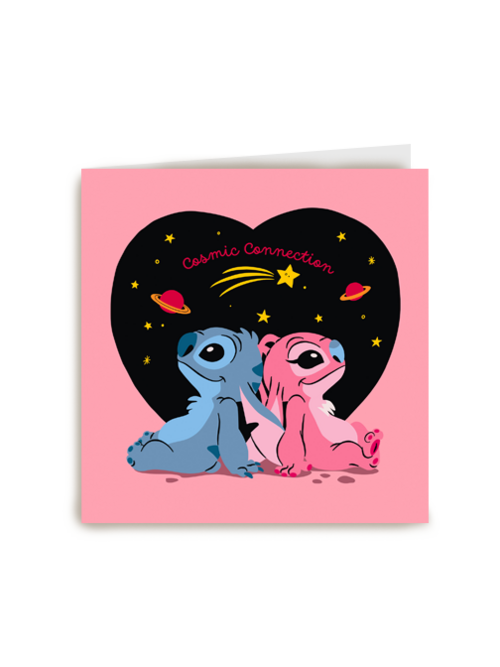 Kaart Hallmark | Valentijn | Stitch Cosmic Connection