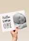 fotokaart hello little one roze