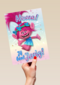 verjaardag kaart trolls hoera jij bent jarig poppy