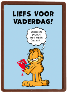 Garfield viert vaderdag