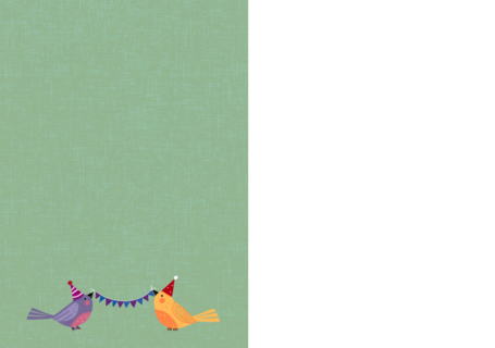 Verjaardagskaart stralende dag