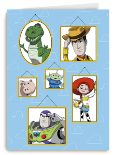 Rijksmuseum X ToyStory kaart met lijstjes