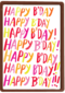 colourfull happy bday