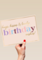Hugs kisses lovely birthday wishes