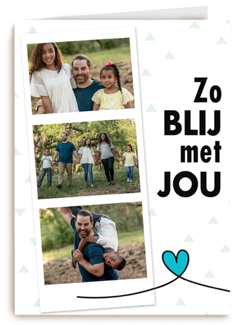 Kaart Hallmark | Vaderdag | Fotokaart Zo Blij Met Jou