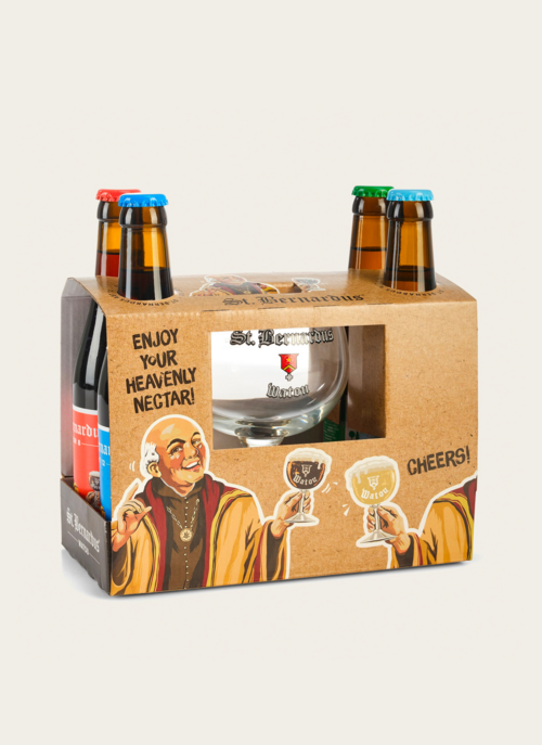 St. Bernardus Met Glas Cadeaupakket | Hallmark Cadeau Drank En Eten |