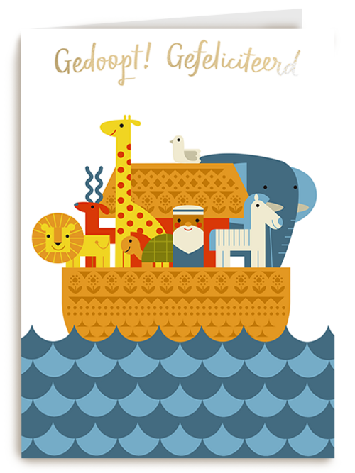 Gedoopt gefeliciteerd noach