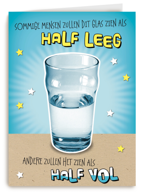 half vol half leeg