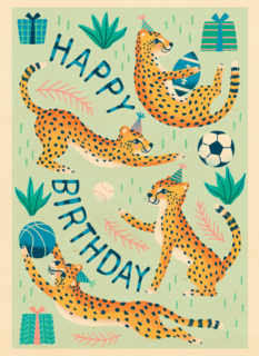 happy cheetah birthday