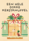 Kerstkaart hart onder de riem Een hele dikke kerstknuffel