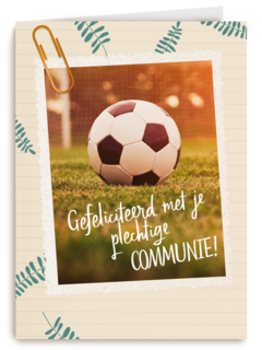 Gefeliciteerd met je plechtige communie