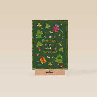 Kinderpostzegels - Kerstboom en cadeaus