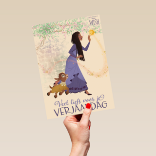 Disney wish veel liefs verjaardagskaart