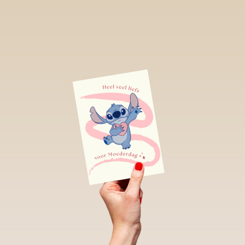 Heel veel liefs Moederdag Disney Stitch