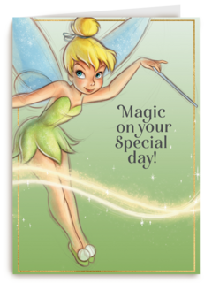 Disney verjaardagskaart Tinkerbell