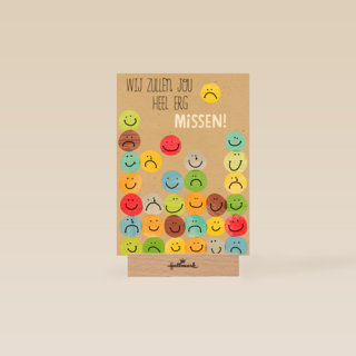 smileys we zullen jou erg missen