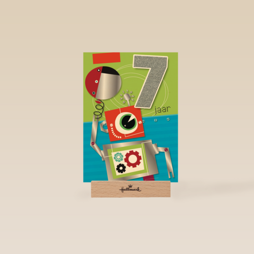 verjaardag leeftijden robot 7 jaar