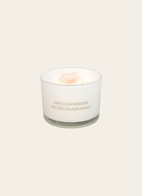 My Flame Geurkaars Oma’s Zijn Moeder Met Een Gouden Randje | My Flame Cadeau Woonaccessoires |
