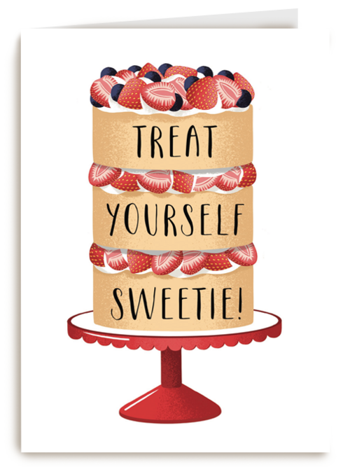 Verjaardagskaart Hallmark | Treat Yourself Sweetie