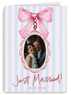 Just Married Fotokaart Strik