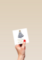 hallmark kerstkaart kerstboom met ster