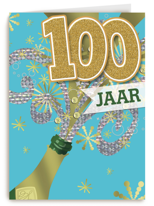 verjaardag leeftijden champagne 100
