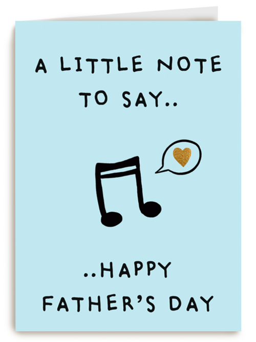 Kaart Hallmark | Vaderdag | Vaderdag Kaart Hip A Little Note To Say Happy Vaders Day