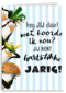 Penguins kaart jij bent hardstikke jarig