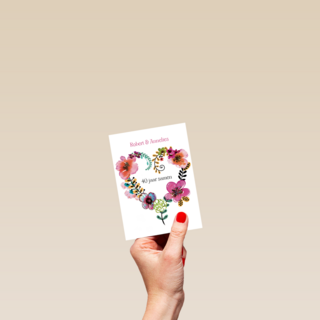 een bloemen hart